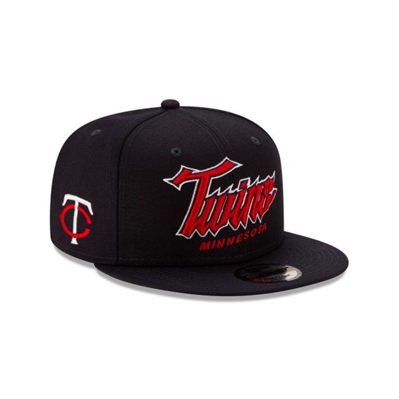 MLB Minnesota Twins Slab 9Fifty Snapback (FIR5954) - Blue New Era Caps